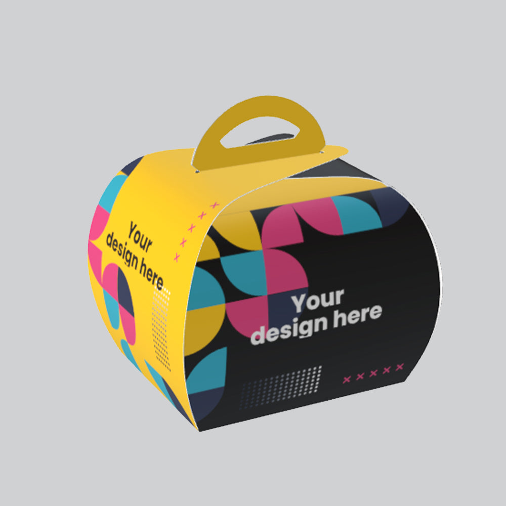 Cake Box Carton With Handle